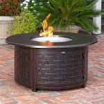 Bringing Warmth And Comfort To Your Backyard With A Round Gas Firepit Table