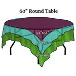 Can I Put A Square Tablecloth On Round Table