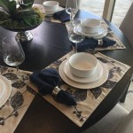 Can You Put Rectangle Placemats On A Round Table