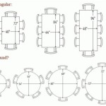 Dimensions Of Dining Table To Seat 8