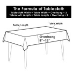 How To Choose The Right Size Tablecloth For Wedding Guests