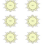 How To Create An Efficient Round Table Seating Chart In Powerpoint