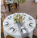 How To Decorate A Round Table With Runner