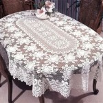 How To Fold An Oval Tablecloth