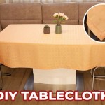 How To Make A Large Tablecloth Fit Smaller Table