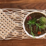 How To Make A Simple Macrame Table Runner