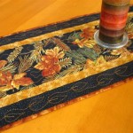 How To Make A Table Runner With Border Fabric