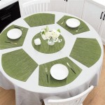 How To Set A Table With Round Placemats On Top