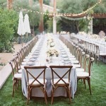 How To Set Up Long Tables For Wedding Reception