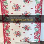 How To Wash Table Runners And Placemats