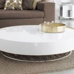 Modern White Round Coffee Table: An Essential Piece Of Home Decor
