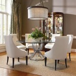 Round Glass Dining Table Decor Ideas