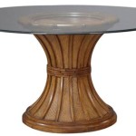 Round Glass Table With Wood Base: A Stylish Addition To Any Home