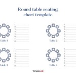 Seating Chart For Round Tables