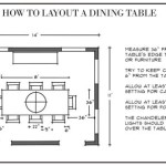 Space Needed For Round Dining Table And Chairs