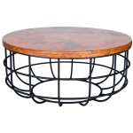 The Beauty Of A Round Copper Coffee Table