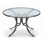 The Versatile 48 Inch Round Glass Patio Table