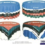 What Size Tablecloth For 60 Round Table To The Floor